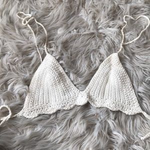 Crochet swim top